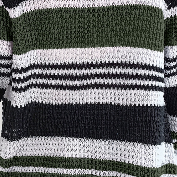 Cozy & Stylish Striped Cardigan - Picture 2 of 4